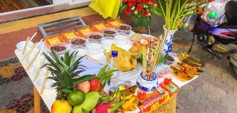 Lựa chọn vị trí đặt mâm cúng khai trương buôn bán phù hợp để đón tài lộc