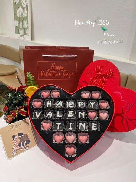 Hộp Chocolate Happy Valetine - HCCL02 - Quà 14/2