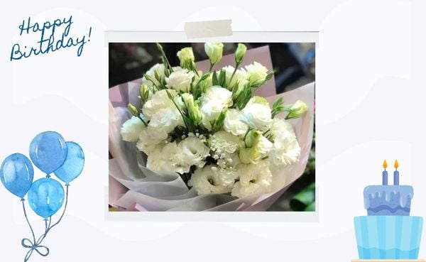 Bó Hoa Cát Tường  - HBD90 thích hợp tặng dịp sinh nhật