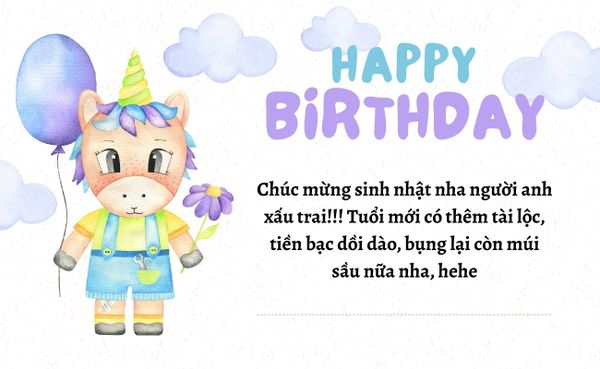 Bỏ túi những câu chúc sinh nhật anh trai hài hước, lầy lội