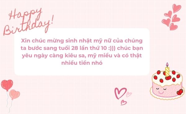 Chúc mừng sinh nhật với những câu chúc vui nhộn khiến cả ngày thêm đáng nhớ
