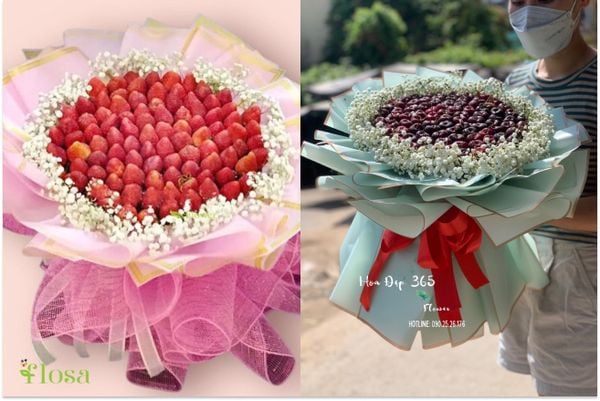 Hoa trái cây - món quà sinh nhật tinh tế và ngọt mát tặng em gái