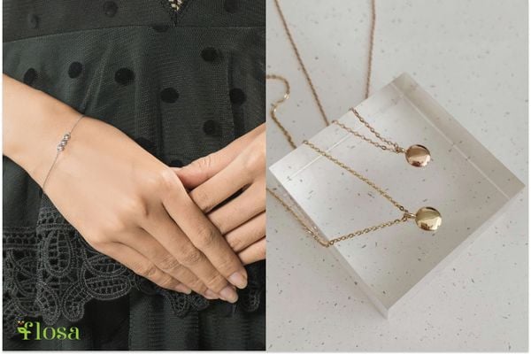 Trang sức thanh mảnh sẽ phù hợp với nhiều cá tính và khó bị lỗi mốt