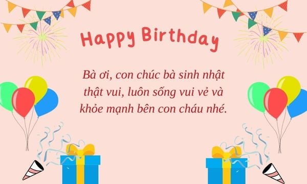 Lời chúc mừng sinh nhật tháng 7 ấm áp gửi tặng ông bà