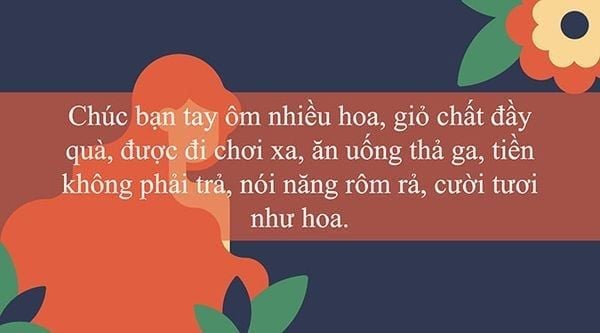 Lời chúc 20/10 cho crush dí dỏm và hài hước (Nguồn: Internet)
