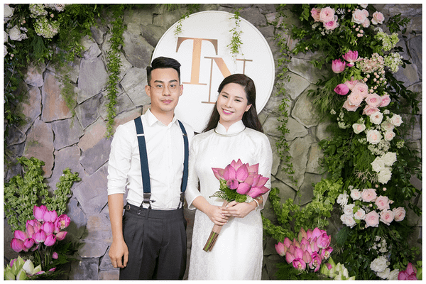 Bó hoa cưới truyền thống