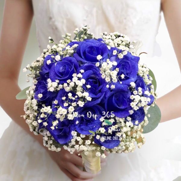Bó Hoa Cưới Blue Rose
