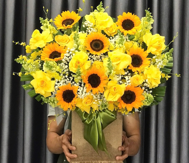 Giỏ Hoa Khai Trương Ngày Hạ - HG39