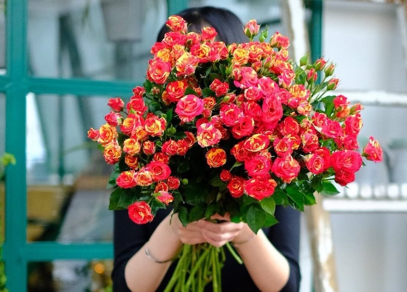 Bó hoa hồng tỉ muội - hoa chúc mừng sinh nhật chị gái thể hiện tình cảm gắn bó