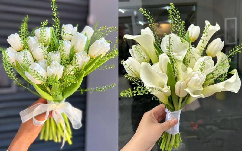 Hoa cưới mùa đông Bó Hoa Cưới Cầm Tay Cô Dâu Whispers Of Elegance - HC49