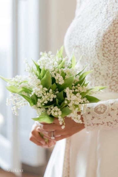 Bó hoa cưới linh lan cao cấp
