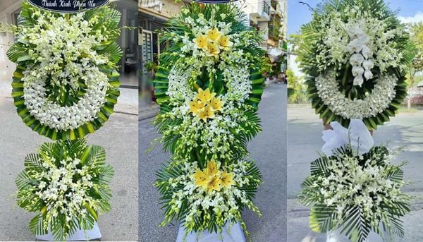 Cách chọn vòng hoa đám tang theo 3 miền Bắc - Trung - Nam.