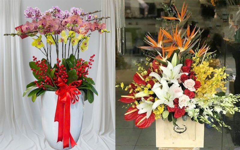 Mẫu hoa chúc mừng tân gia tại Flosa