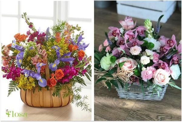 Khi chọn mua giỏ hoa sinh nhật, bạn sẽ có thêm nhiều thiết kế hoa độc đáo và ấn tượng để làm quà