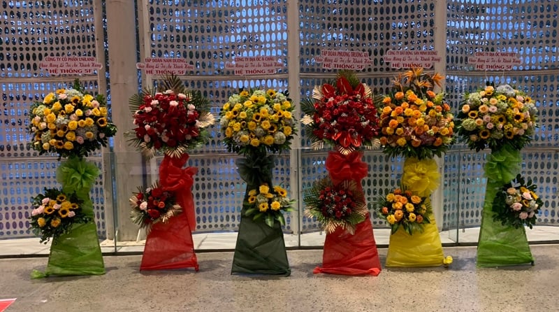 Hoa sự kiện khai trương tại Flosa