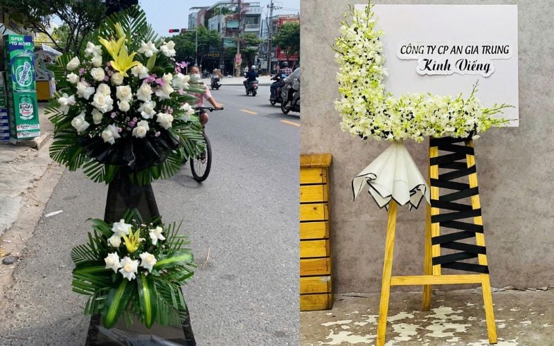 Lẵng Hoa Đám Tang Vĩnh Biệt - HTLDN03 - Hoa Đám Tang Lời Biết Ơn - HTL122