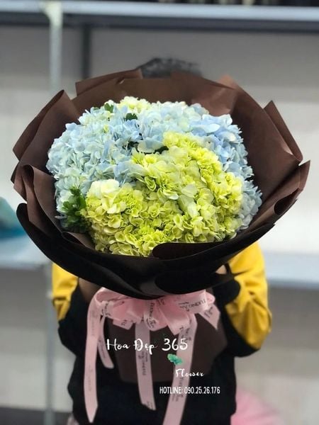 Bó Hoa Cẩm Tú Cầu - HBT51 - Hoa tặng mẹ có nhiều màu sắc khác nhau, mang ý nghĩa tốt đẹp
