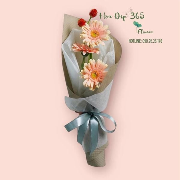 Bó Hoa Đồng Tiền - Adorable Smile - HBD65 tặng tượng trưng cho sự may mắn, tin tưởng