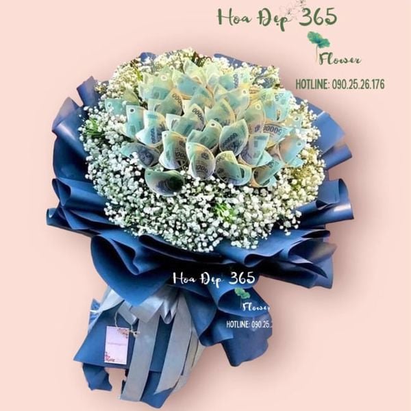 Bó Hoa Tiền 500k - BT22 là lựa chọn độc đáo để tặng cho mẹ