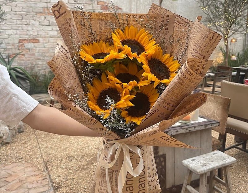 Bó hoa hướng dương tặng sinh nhật chồng yêu