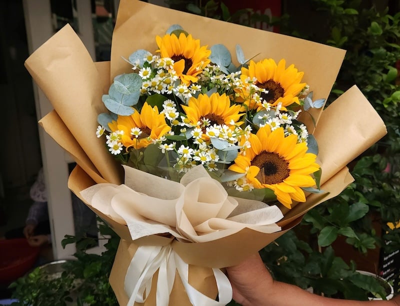 Hoa hướng dương tặng sinh nhật chồng yêu