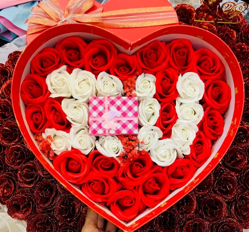 Hộp Hoa Cầu Hôn I Love You - HH17