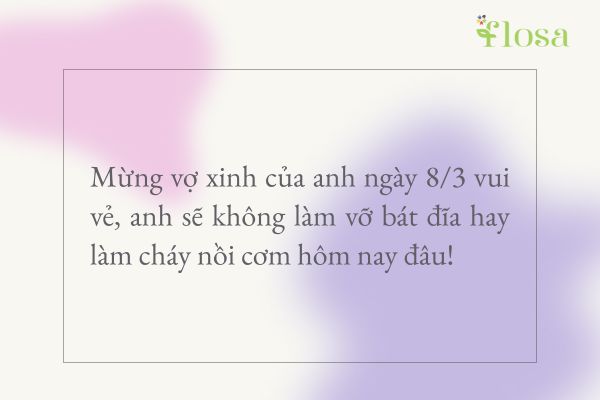 Đính kèm lời chúc 8/3 cho vợ hài hước không thể thiếu bó hoa hồng rực rỡ
