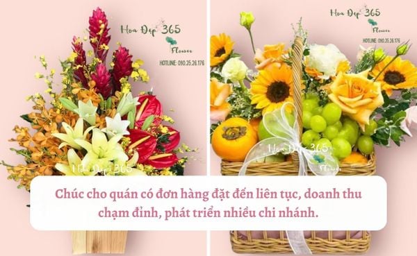 Lời chúc khai trương nhà hàng, quán nhậu hồng phát, khách hàng tấp nập