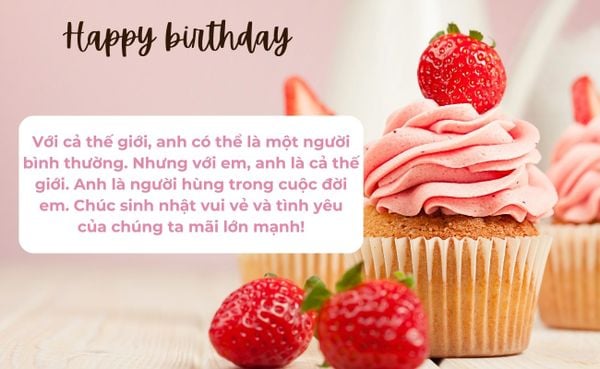 Hình ảnh chúc mừng sinh nhật người yêu
