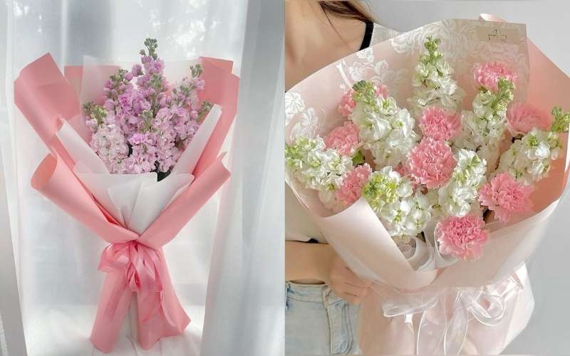 Mẫu bó hoa phi yến đẹp tặng người thương