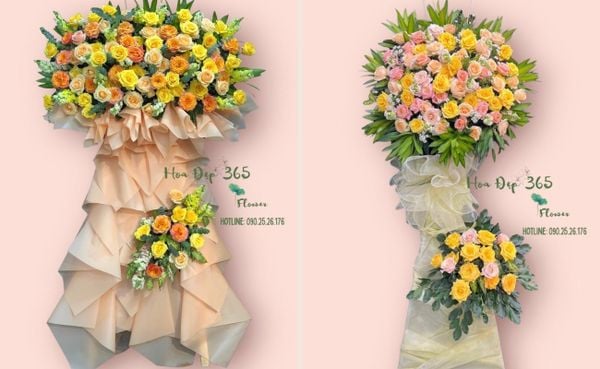 Mẫu hoa khai trương đẹp, chất lượng tại Flosa