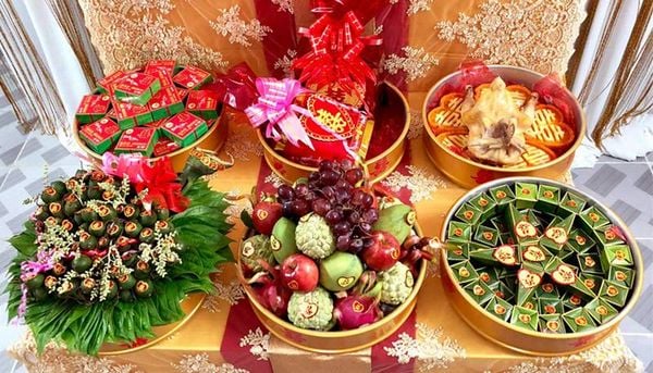 6 mâm quả đám hỏi miền Nam