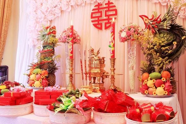 Ý nghĩa của bàn gia tiên đám cưới là gì?