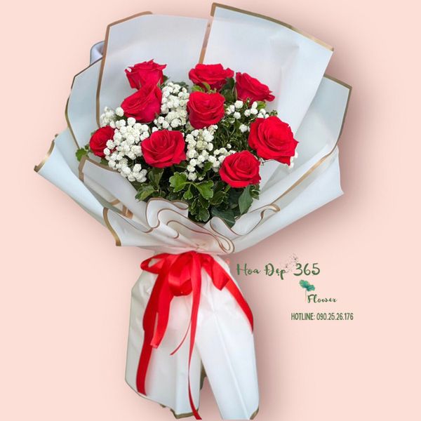 Mẫu Bó Hoa Hồng Tình Yêu