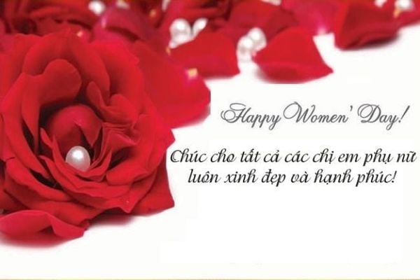 Một tấm thiệp chúc mừng ngày 8/3 là món quà tinh thần ý nghĩa