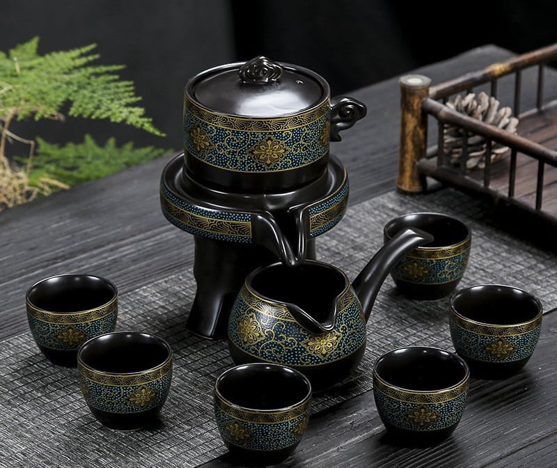 Bộ ấm trà làm quà tăng khai trương Spa