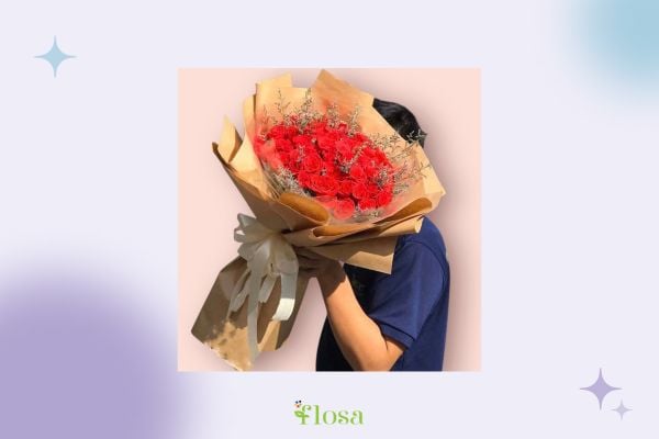 Bó hoa làm quà tặng mẹ chồng nhân dịp 8/3 sắp tới