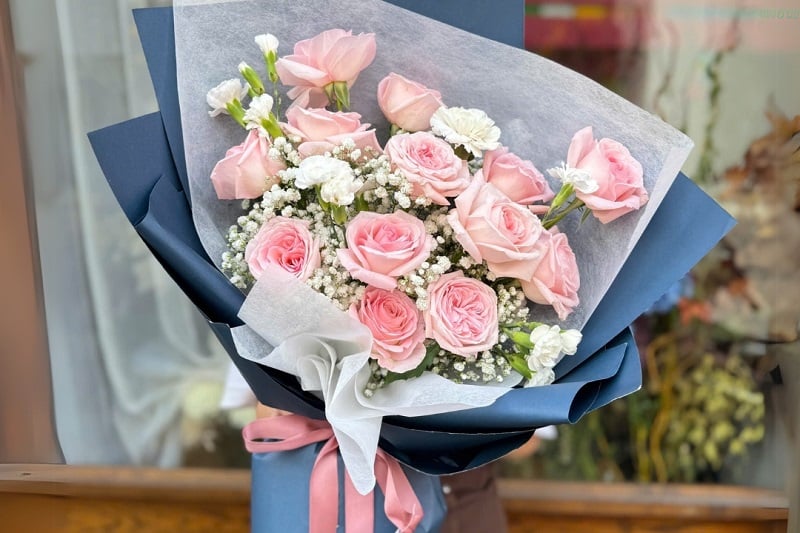Bó hoa hồng đẹp nhất tặng sinh nhật sếp nữ