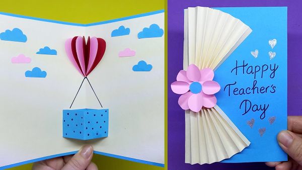 Mẫu thiệp 20/11 khinh khí cầu đáng yêu