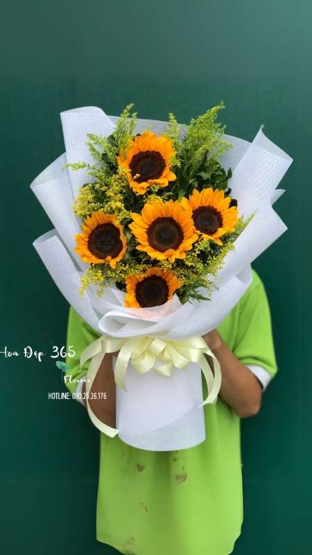 Bó Hoa Hoa Hướng Dương Tốt Nghiệp
