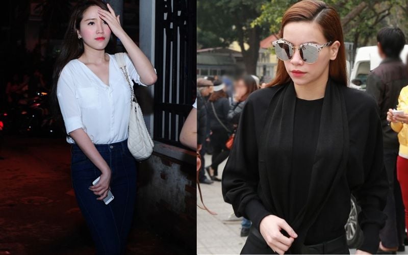 Minh họa trang phục đi viếng đám ma dành cho nữ