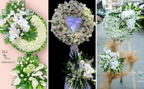 Đặt mua vòng hoa đám tang giá rẻ tại Flosa