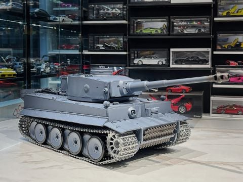 Unbox xe Tank điều khiển xích kim loại German Tiger 1 vs German Leopard,tỷ lệ 1/16 Henglong