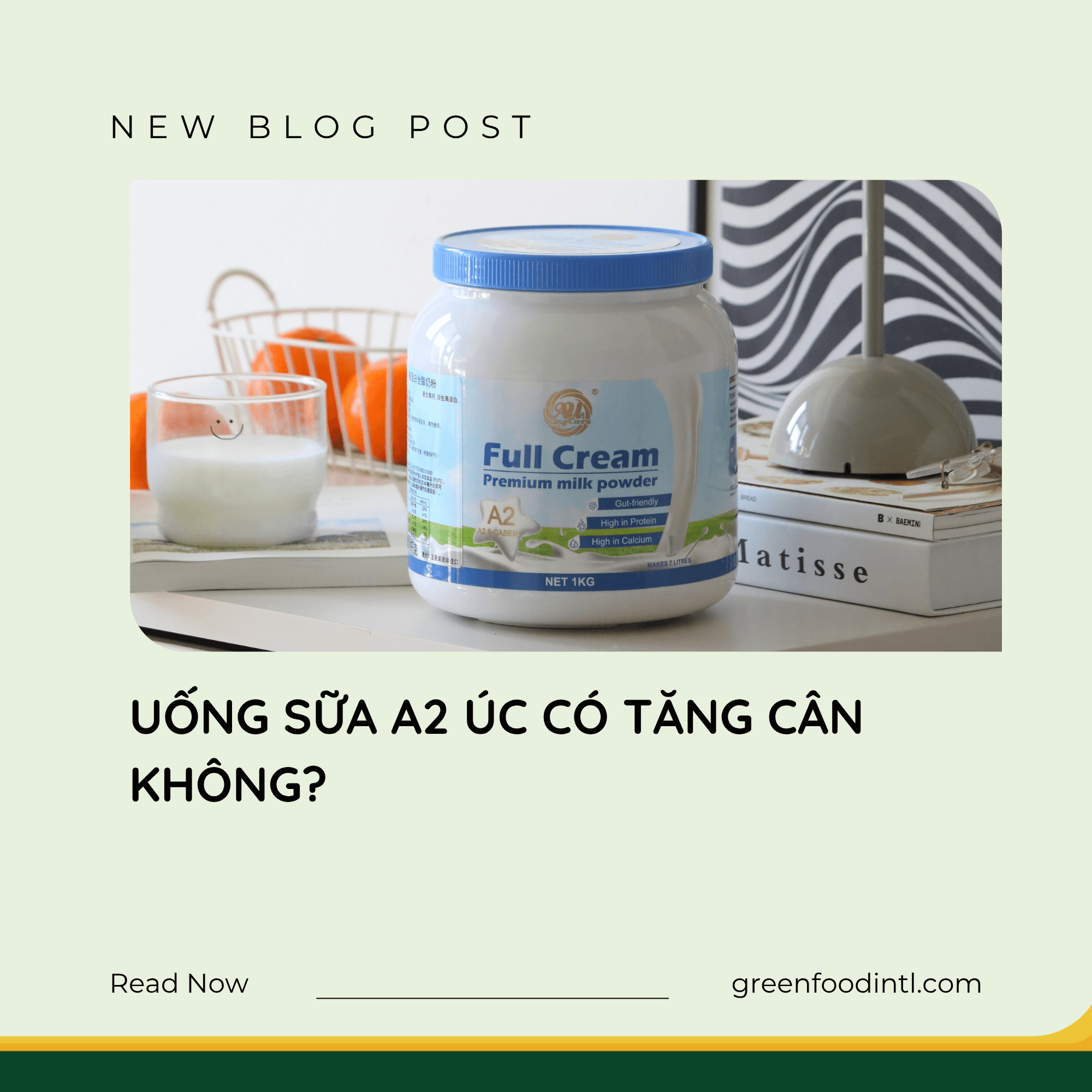 UỐNG SỮA A2 ÚC CÓ TĂNG CÂN KHÔNG?