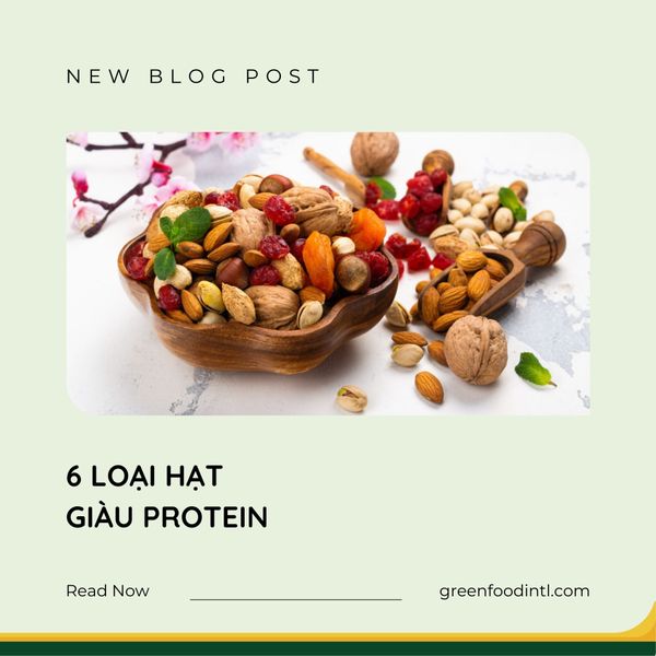 6 LOẠI HẠT GIÀU PROTEIN