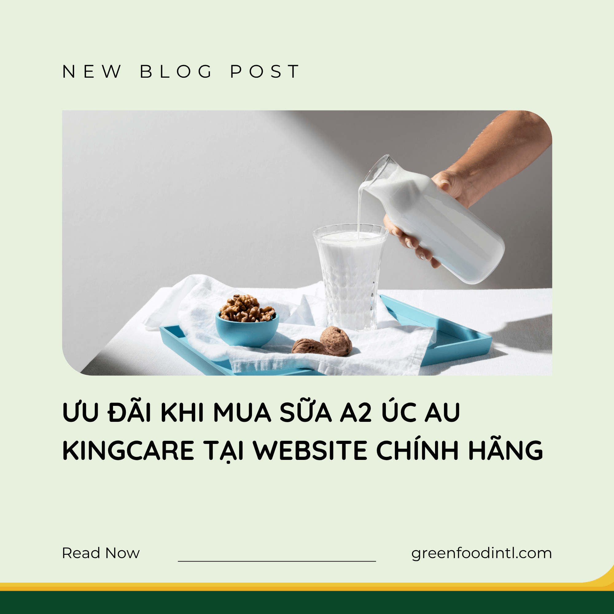 ƯU ĐÃI KHI MUA SỮA A2 ÚC AU KINGCARE TẠI WEBSITE CHÍNH HÃNG