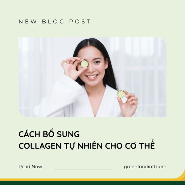 CÁCH BỔ SUNG COLLAGEN TỰ NHIÊN CHO CƠ THỂ