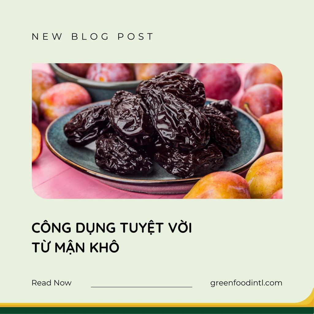 CÔNG DỤNG TUYỆT VỜI TỪ MẬN KHÔ