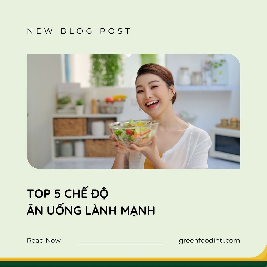 TOP 5 QUY TẮC ĂN UỐNG LÀNH MẠNH