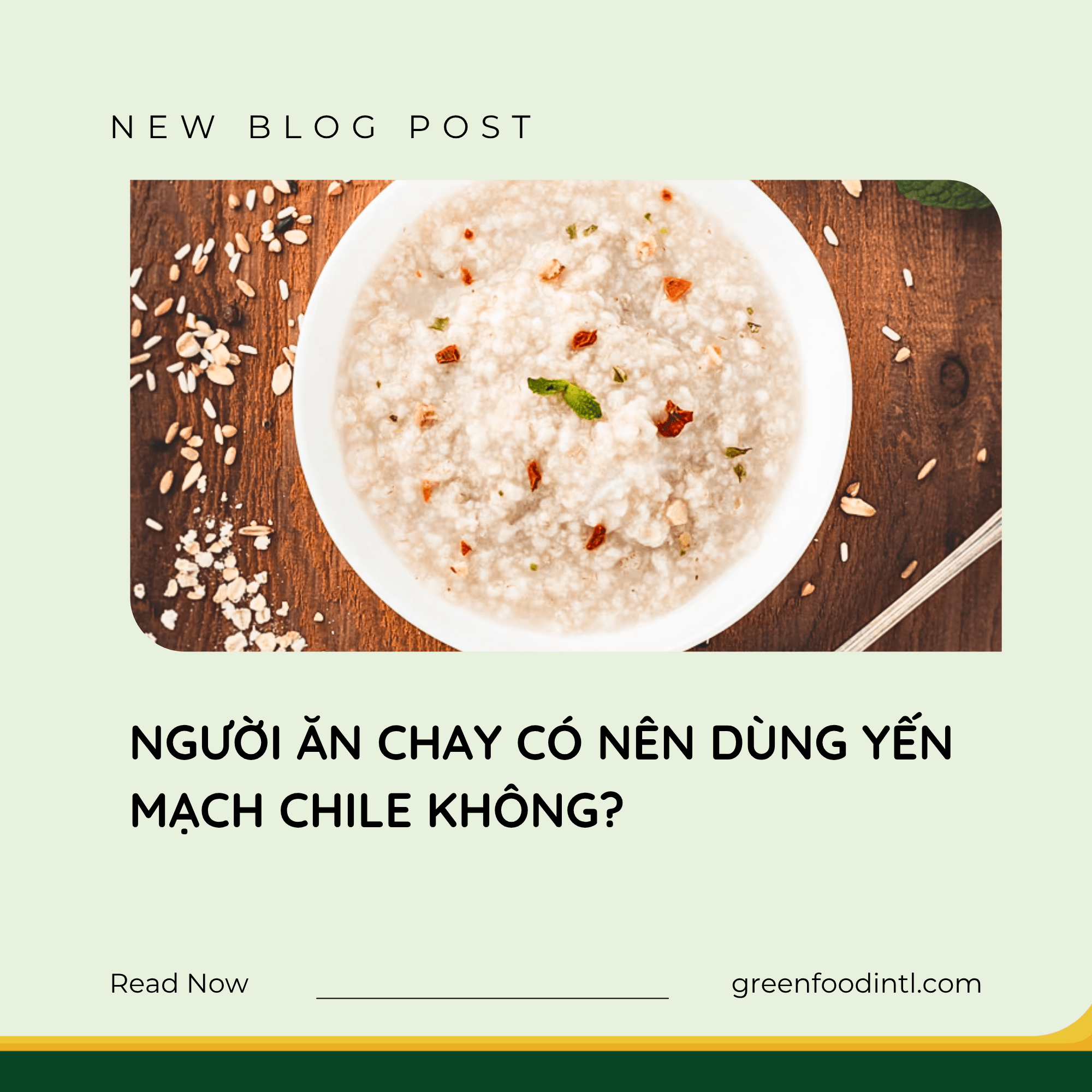NGƯỜI ĂN CHAY CÓ NÊN DÙNG HẠT YẾN MẠCH CHILE KHÔNG?